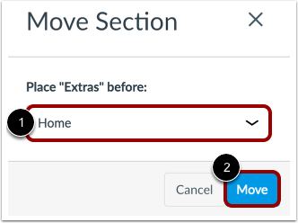Move Section