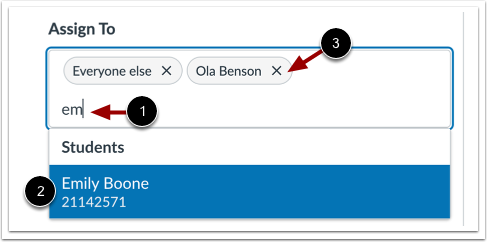 Find Student or Section