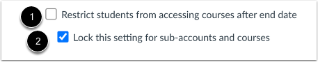 Allow Student Access After End Date