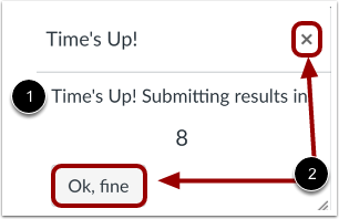 View Auto Submit Warning