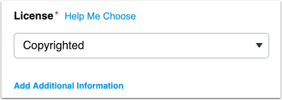 Choose Content License