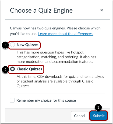 Select Quiz Engine