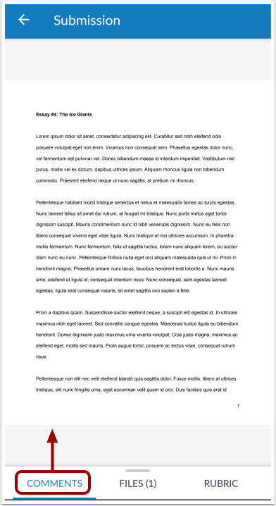 Open Submission Comments