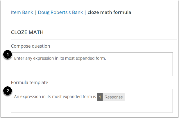 Create Math Item Stem