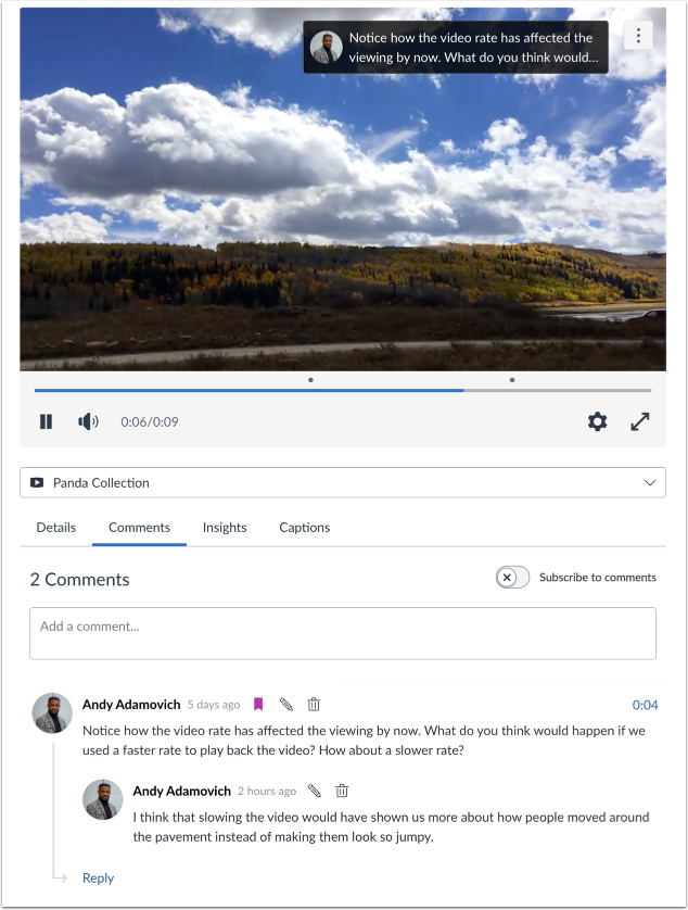 Student and Instructor Engagement