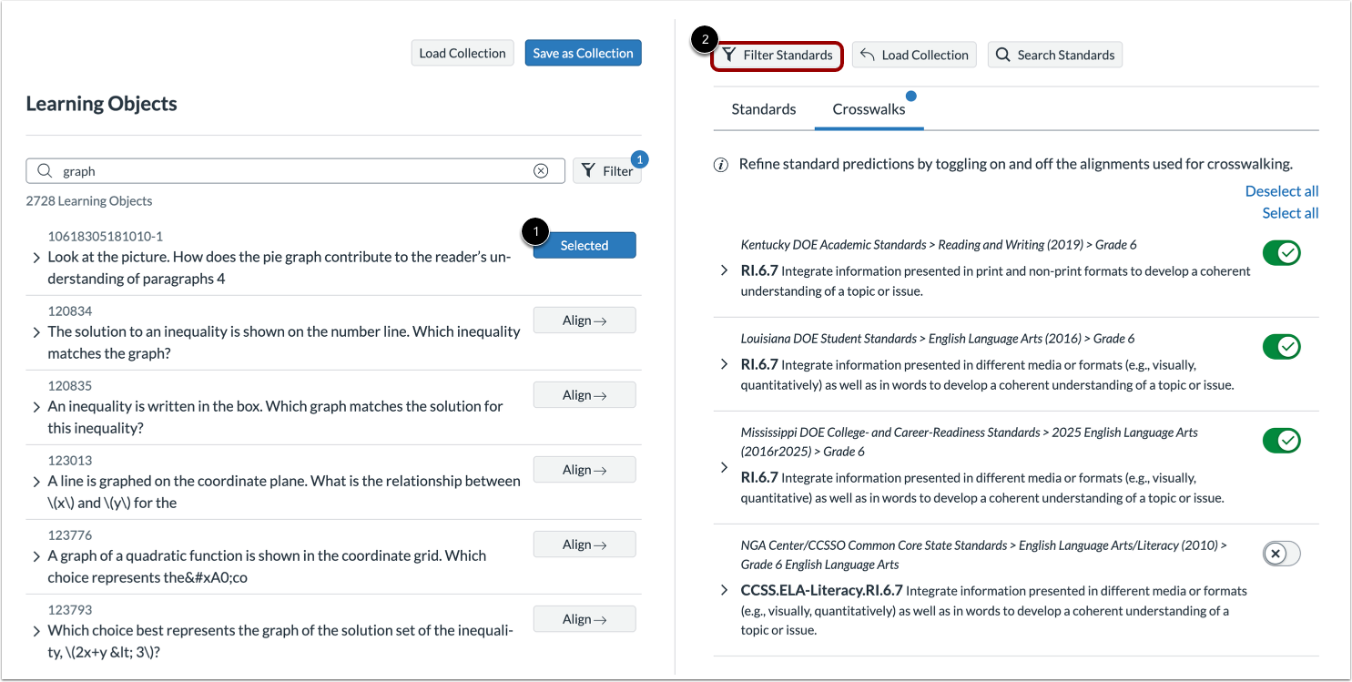 Open Filter Standards