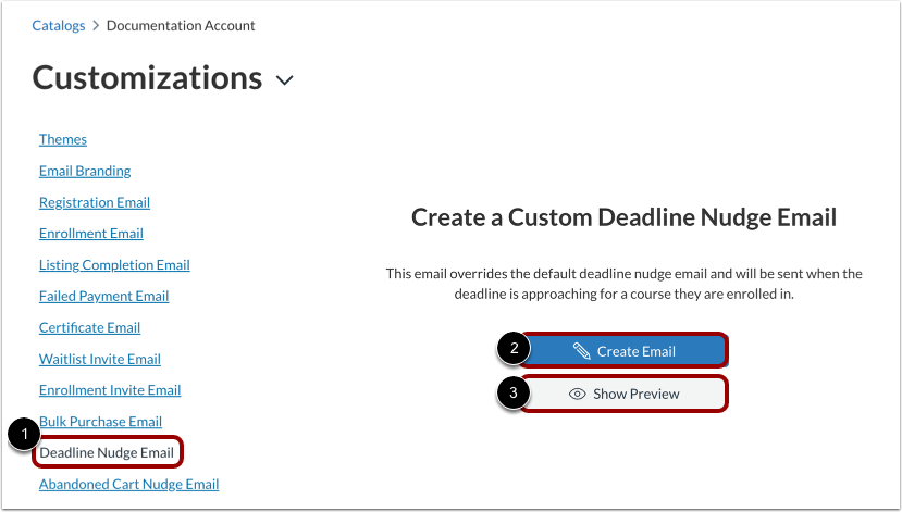 Create Custom Deadline Nudge Email