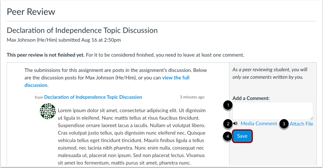 Add Discussion Comment