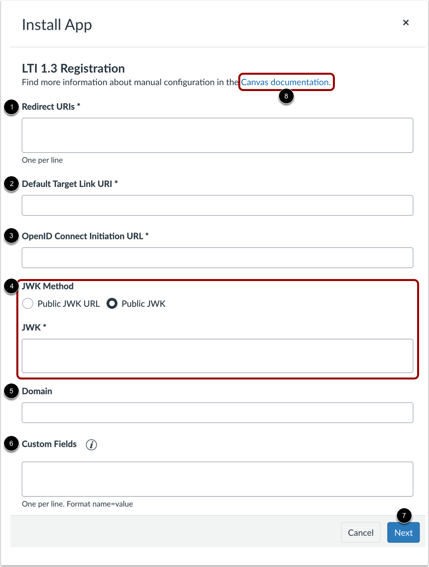 Complete LTI Registration