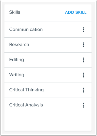 Add Skills