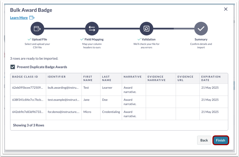 Bulk Award Badge - Multiple Badges