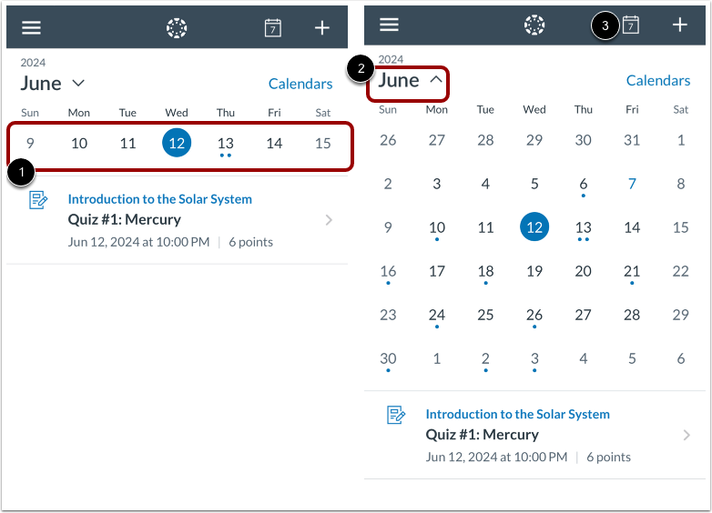 View additional dates