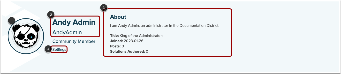 View Personal Information
