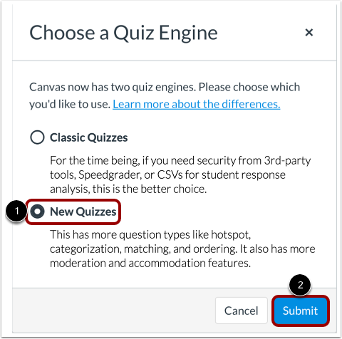 Create New Quiz