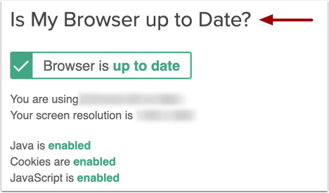Check Browser Compatibility and Computer Requirements
