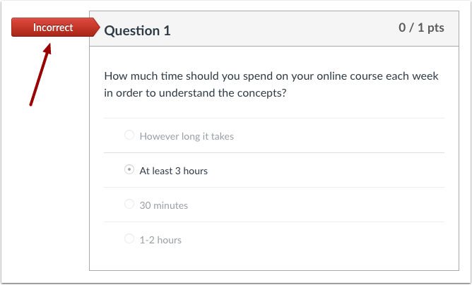 View Quiz Responses Only