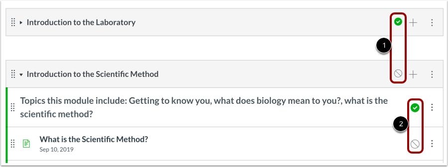 Confirm Module Status