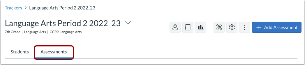 View and Manage Assessments