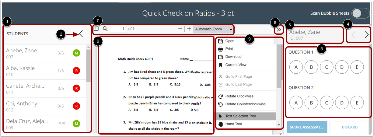Viewing Document-Based Assessment