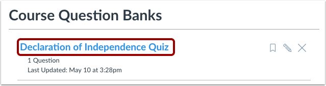 Select Question Bank