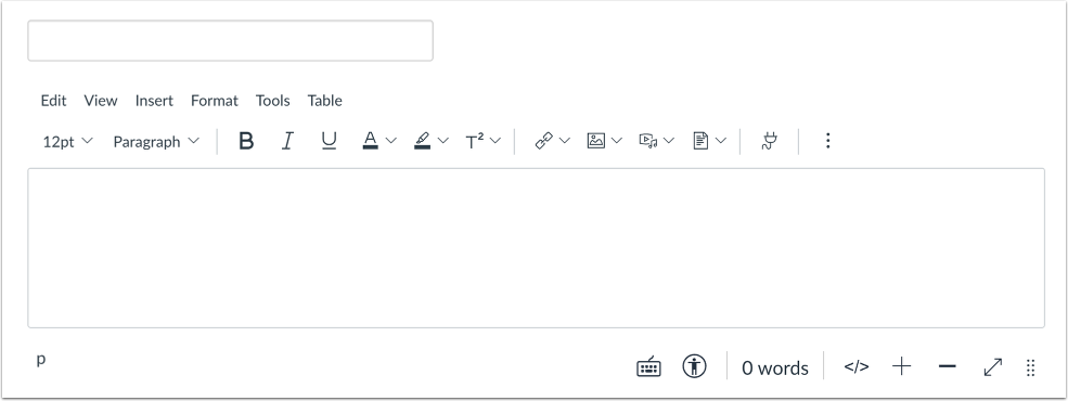 Open Rich Content Editor