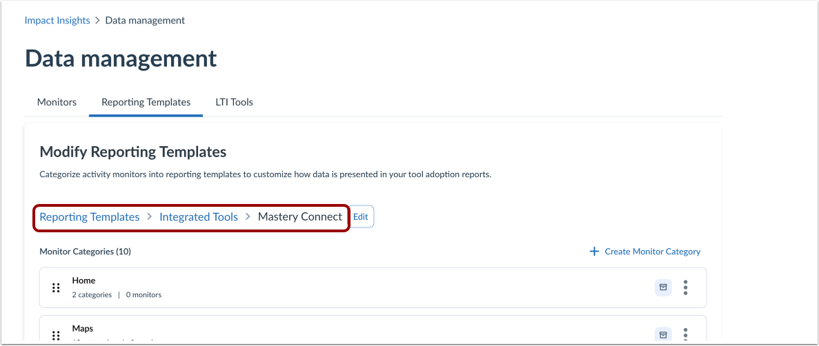 Mastery Connect Reporting Templates and Insights