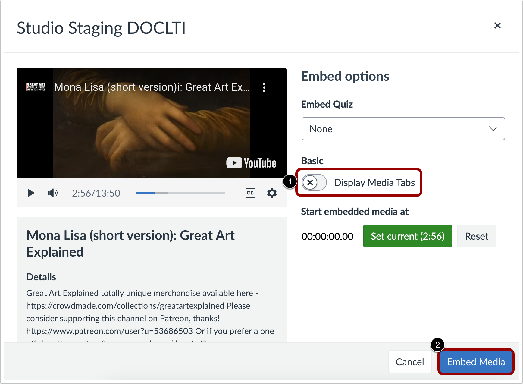 Resize Embedded Media