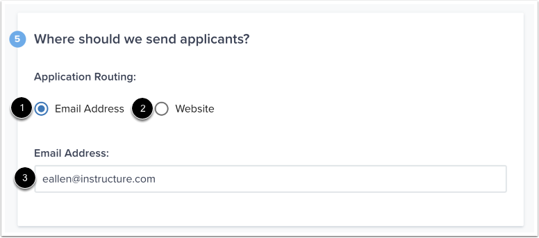 Set Routing Information