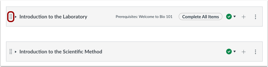 Drag and Drop Module