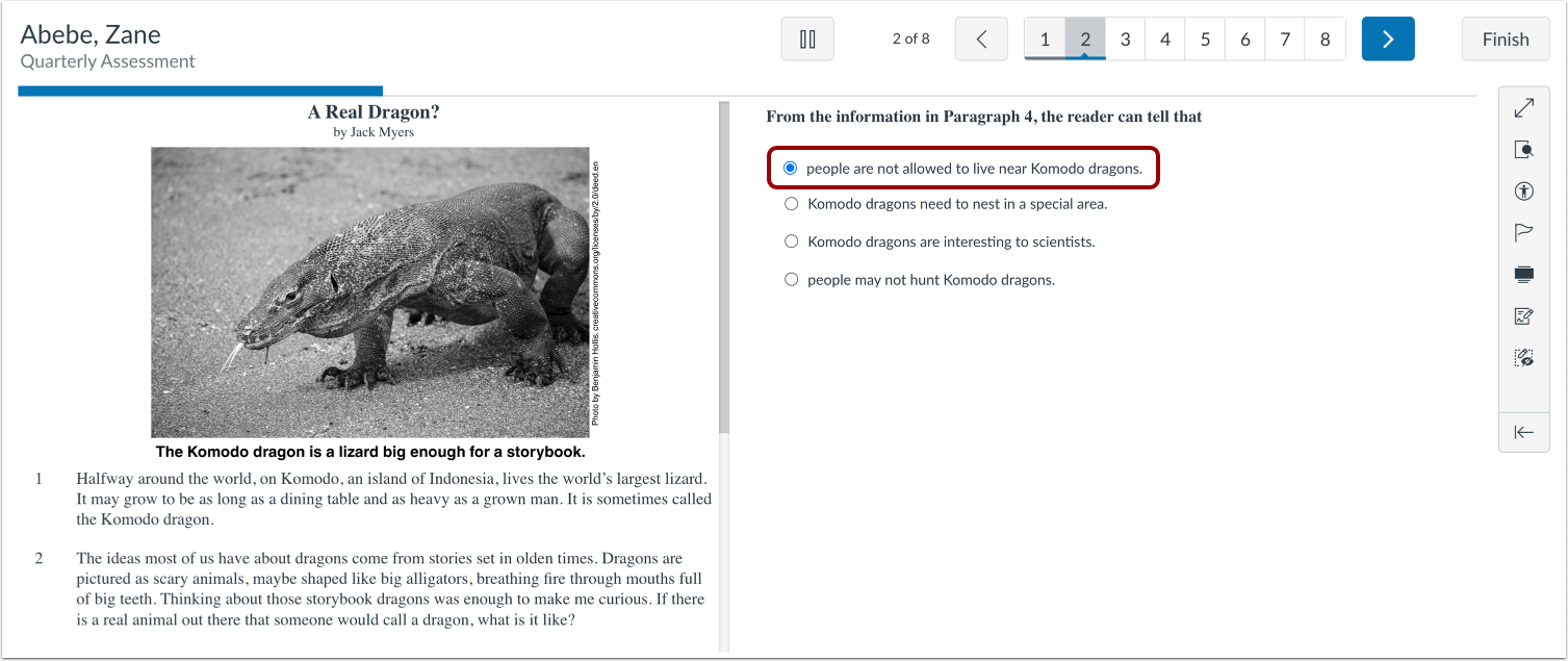 Answer multiple choice questions
