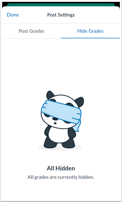 View All Grades Posted