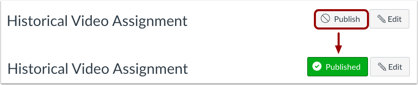 Publish an Assignment