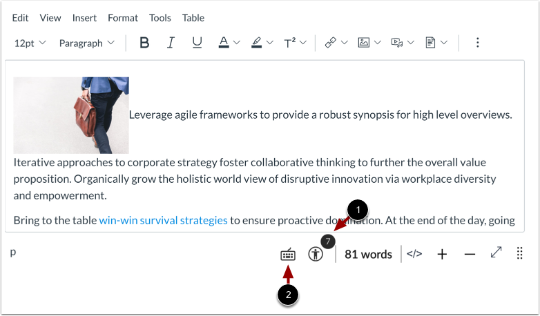 View Accessibility Checker Notifications