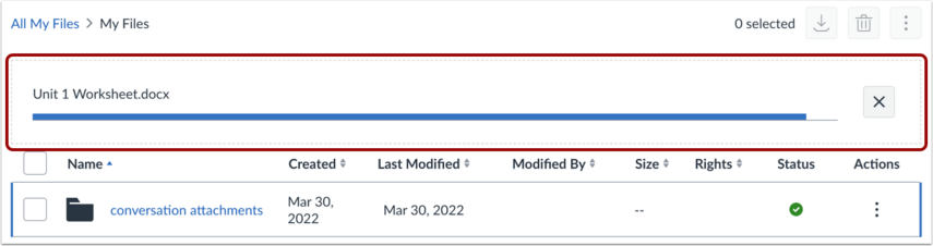 How do I upload a file in Files? - Instructure Community