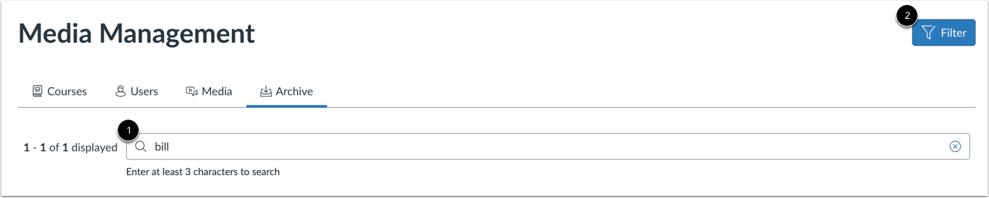 Search Archived Media