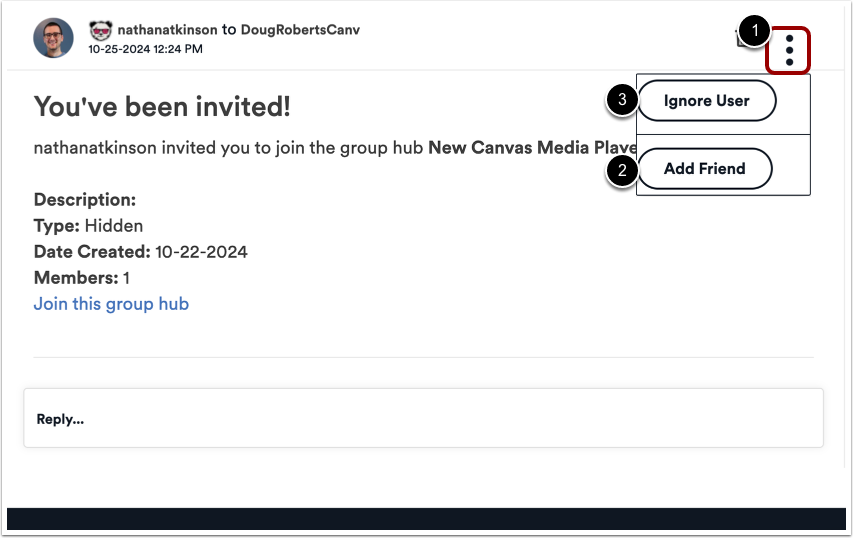 Manage Message Sender