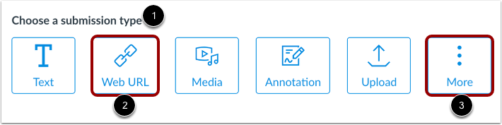 Select Submission Type