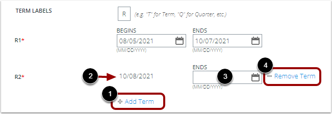 Add Additional Terms