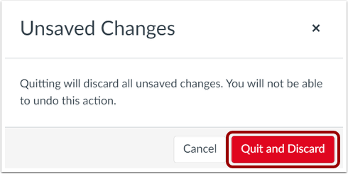 Discard Trimmed Media