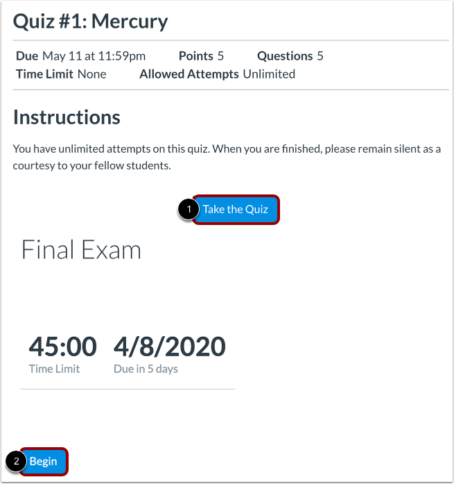 View Quiz
