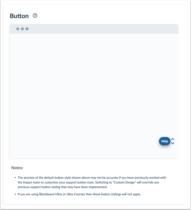 Preview Support Center Button