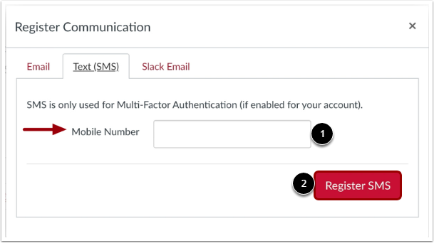 Register SMS: United States