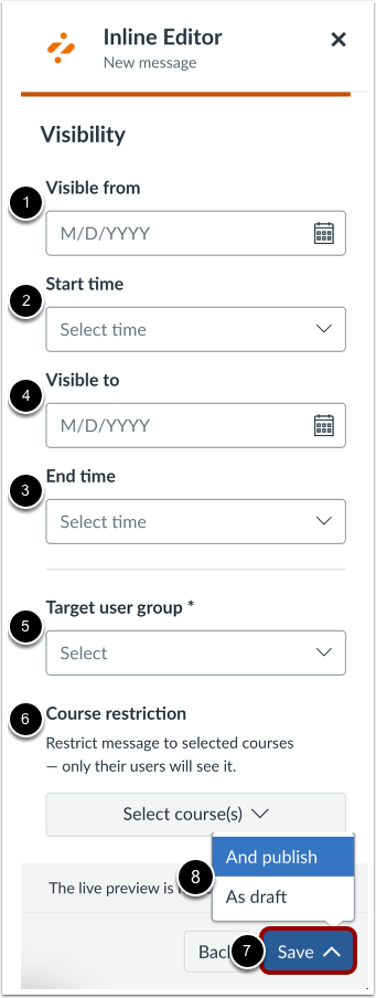 Add Message Visibility