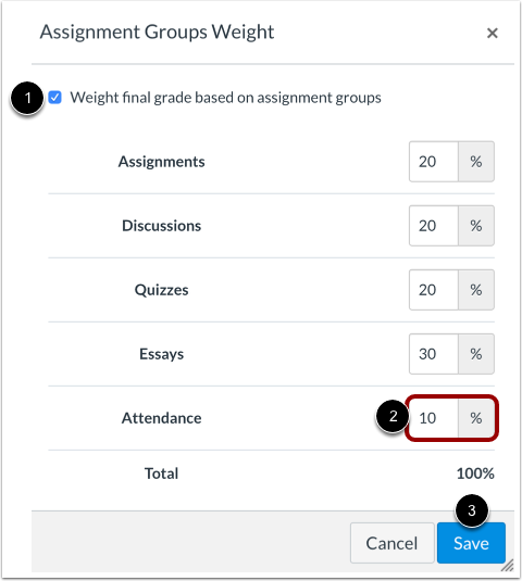 Edit and Save Percentage Value