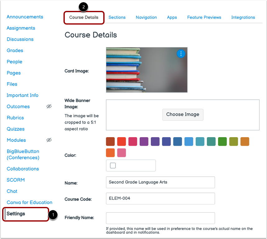 Open Subject Details
