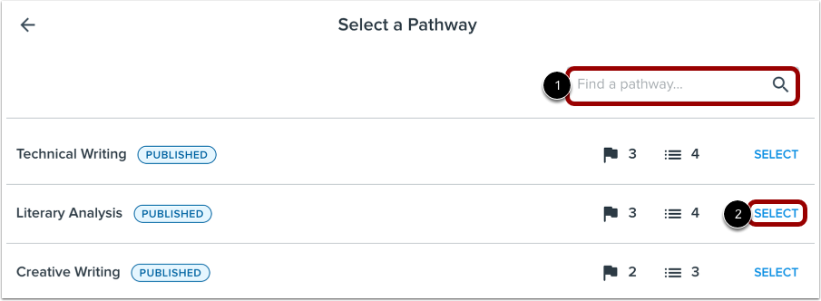 Select Pathway