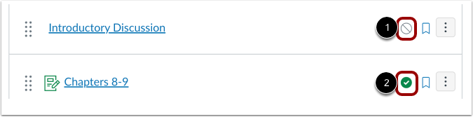 View Status of All Discussions
