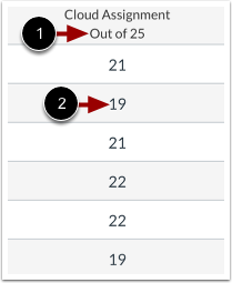 Check Assignment Points Possible