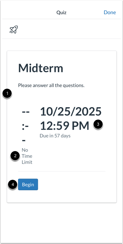 View Assessment Details