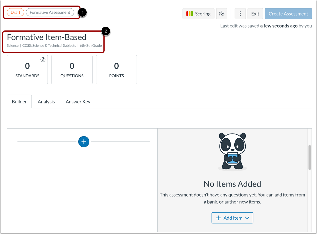 Open Assessment Editor